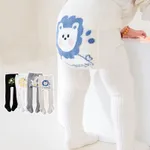 Bebê / criança menino / menina bonito desenho animado animal padrão legging meias  Cor Bege