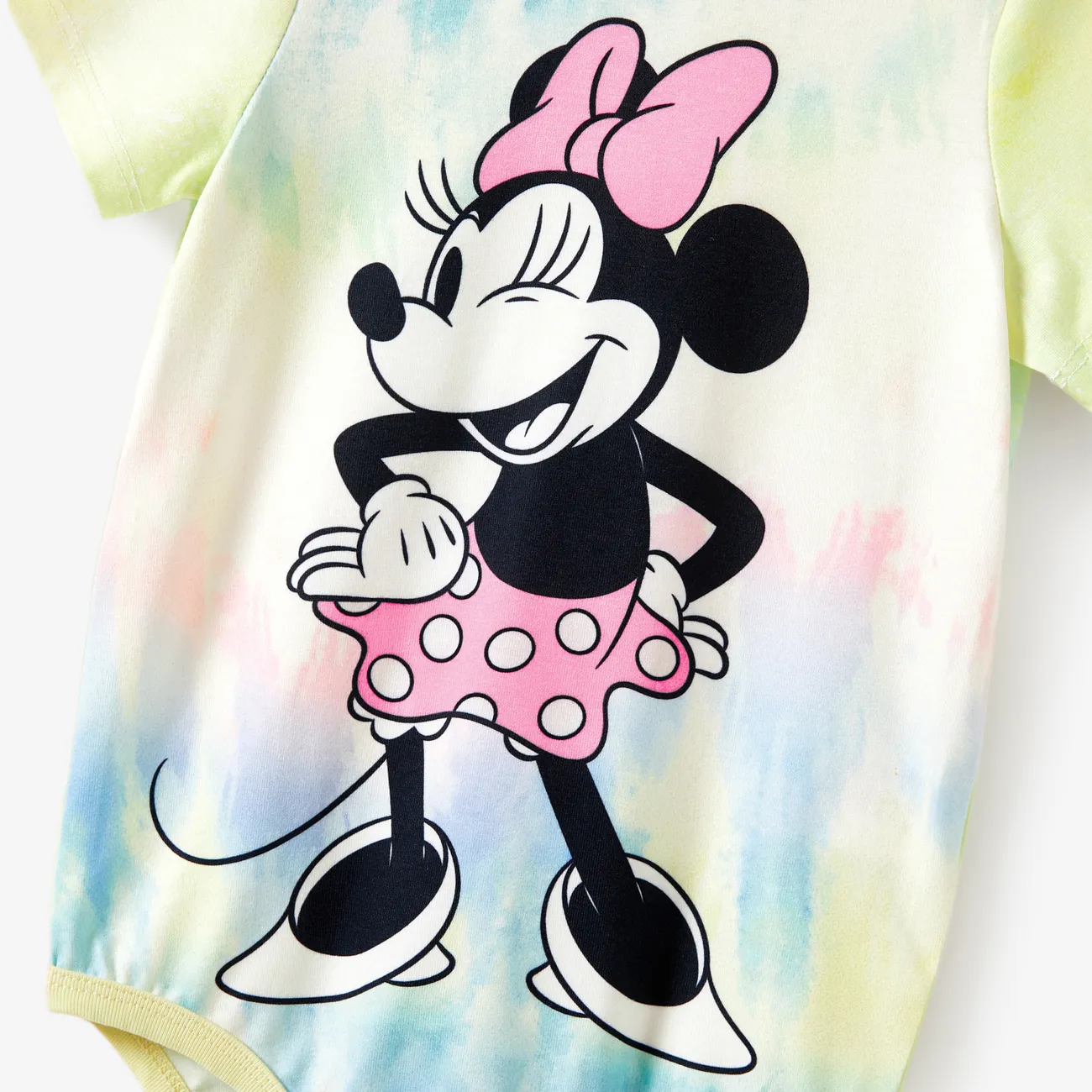 Disney Mickey and Friends أطقم إطلالة العائلة للجنسين رقبة على شكل حرف V توب بحمالات توب بحمالات صبغ التعادل عيد الأم متعدد الألوان big image 1