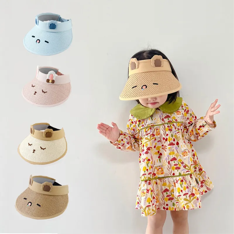 Bambino/bambini Ragazzo/Ragazza 3D Orecchio Animale Pieno Facciale UPF50 + Cappelli Protezione Solare Rosa big image 1