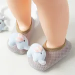 Bebé/Niño Pequeño/Niña Elephant Applique Anti-Slip Floor Socks  Gris