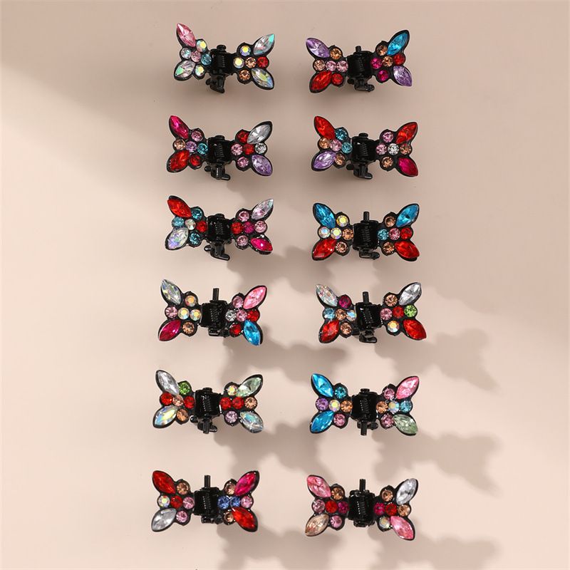 

Toddler/kids Girl Sweet Style Butterfly Shaped 12-pack Hair Clips