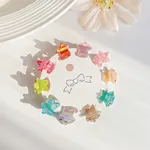 Toddler/kids Sweet Style Colorful Unique Shape 10-pack Hair Clips Color-A