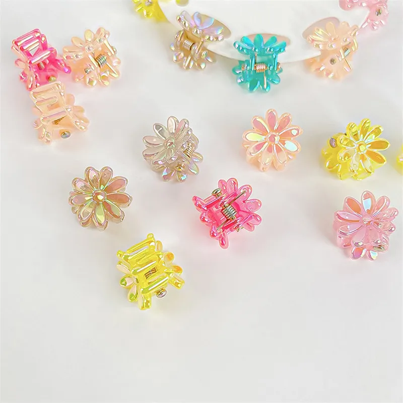 Toddler/kids Sweet Style Colorful Unique Shape 10-pack Hair Clips Color-C big image 1