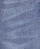 Conjunto de menina em denim sólido com 1 peça, estilo casual e material de algodão. azul profundo