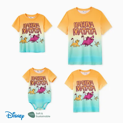 Disney Lion King Family Matching Simba Naia™ Gradient Character Print Short Sleeve T-Shirt/Onesie 