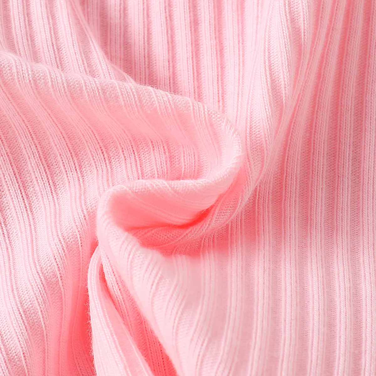 Baby Mädchen Puffärmel Elegant Baby-Overalls rosa big image 1