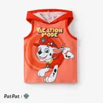 Paw Patrol Toddler Boys/Girls 1pc Character Print Summer Hooded Top Orange