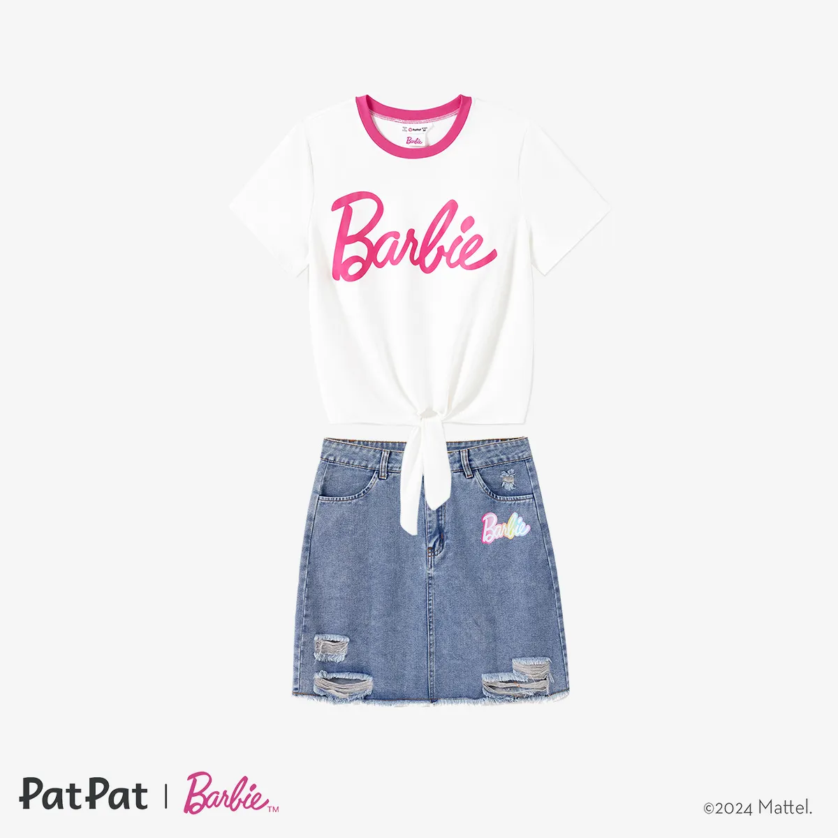 Barbie Calças/calções/saias Mãe e eu Azul big image 1
