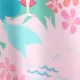 Disney Princess Toddler Girls Moana/Ariel 1pc Naia™ Tropical Flower and Plant Print Flutter-sleeve Dress Light Pink