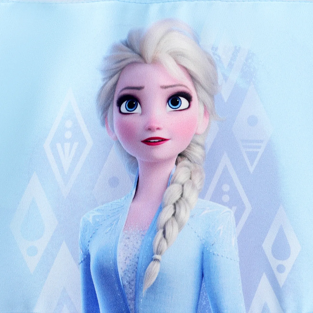 Disney Frozen Toddler Girls 1pc Character Print Sequins Sleeveless Dress Blue big image 1