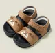 Toddler/Kid Unisex Casual Animal Pattern Design Velcro Sandals Brown