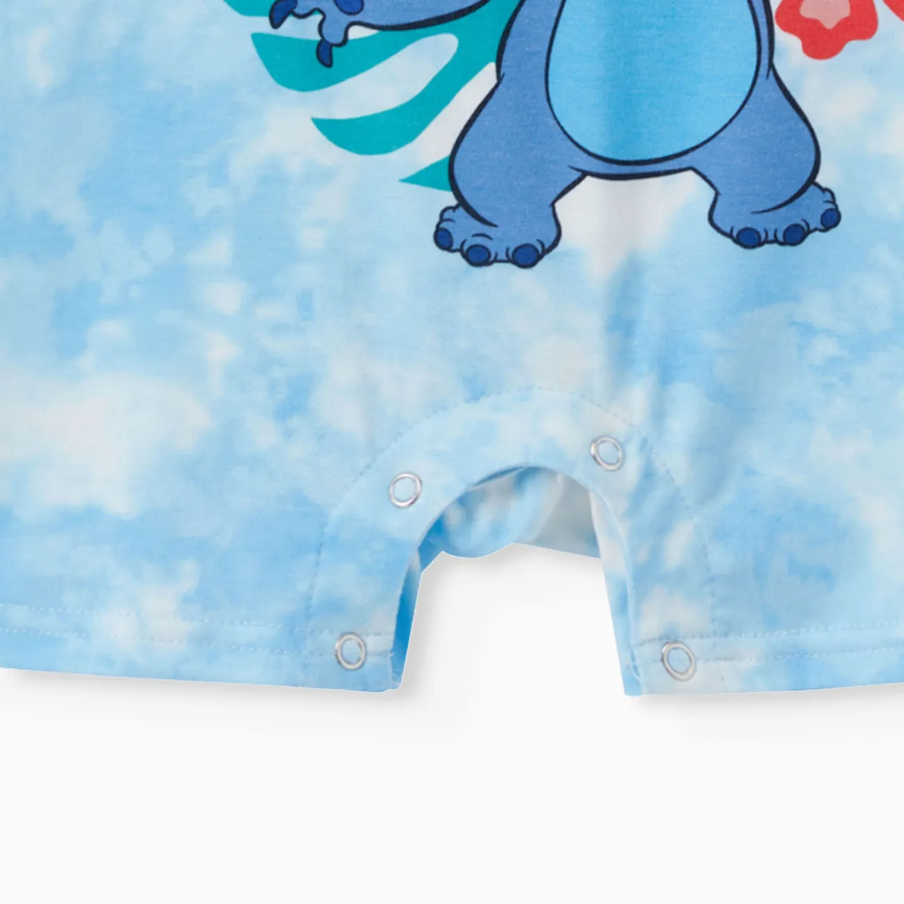 迪士尼針跡 全家裝 背心 親子裝 套裝 藍色 big image 1