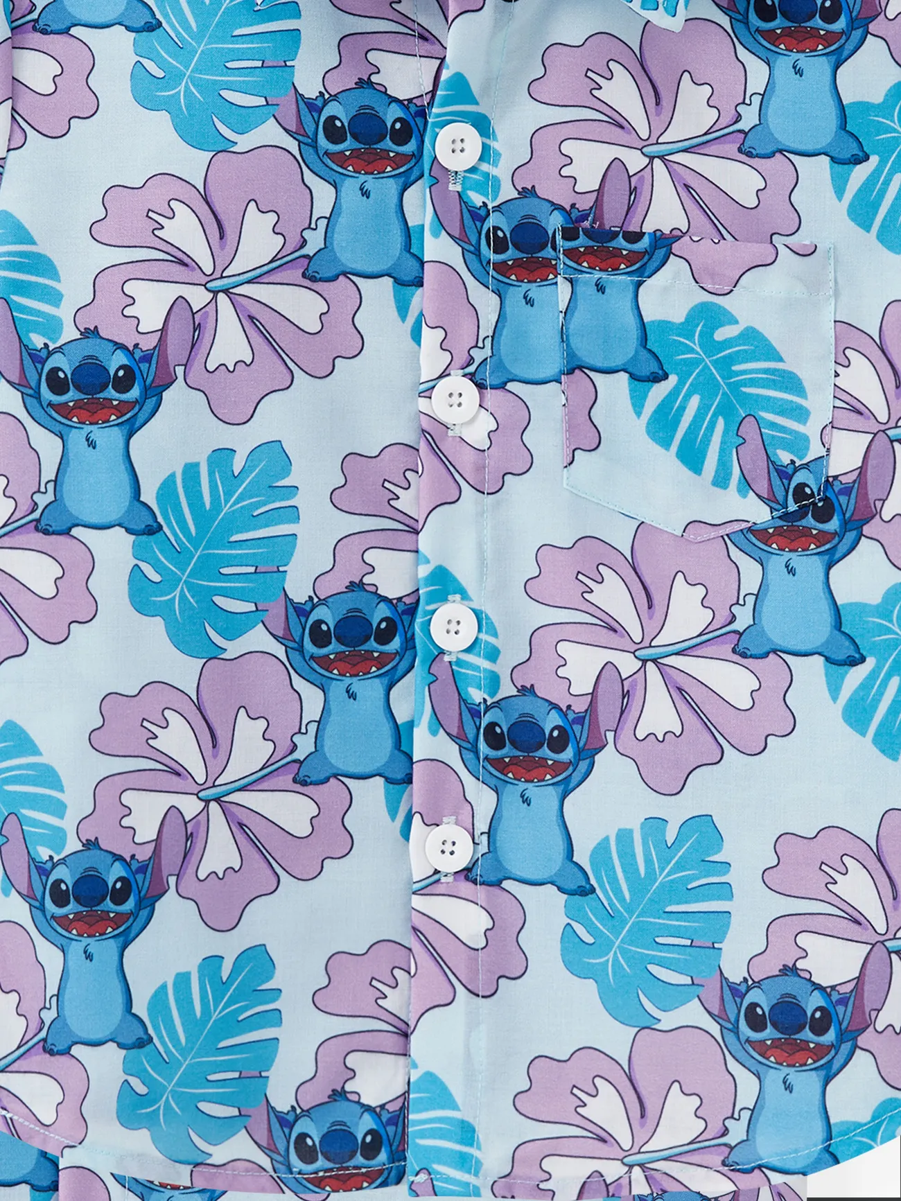 Boy - Disney Stitch Family Matching Naia™ Stitch and Hawaii Style Floral Print Sleeveless Dress/Onesie/Shirt - Multi-color - image 20