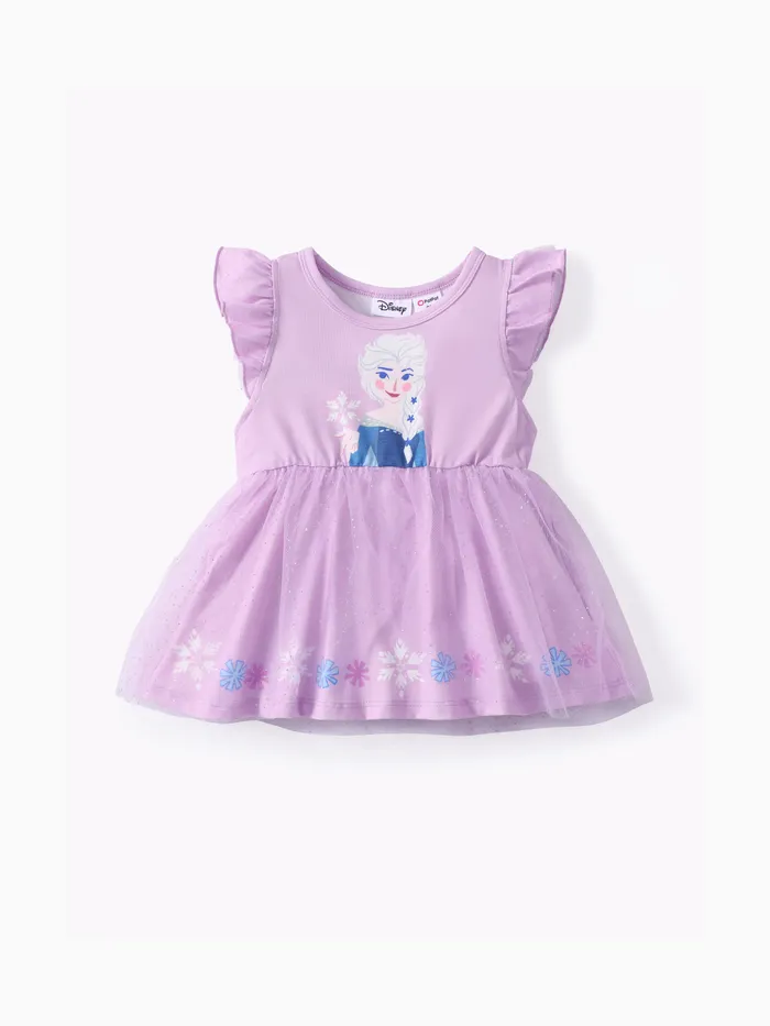 Camiseta de niña con mangas de volantes - Set de 1 pieza para niños pequeños