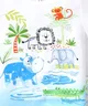 2pcs Baby Boy Childlike Animal Pattern Tee and Shorts Set Original White