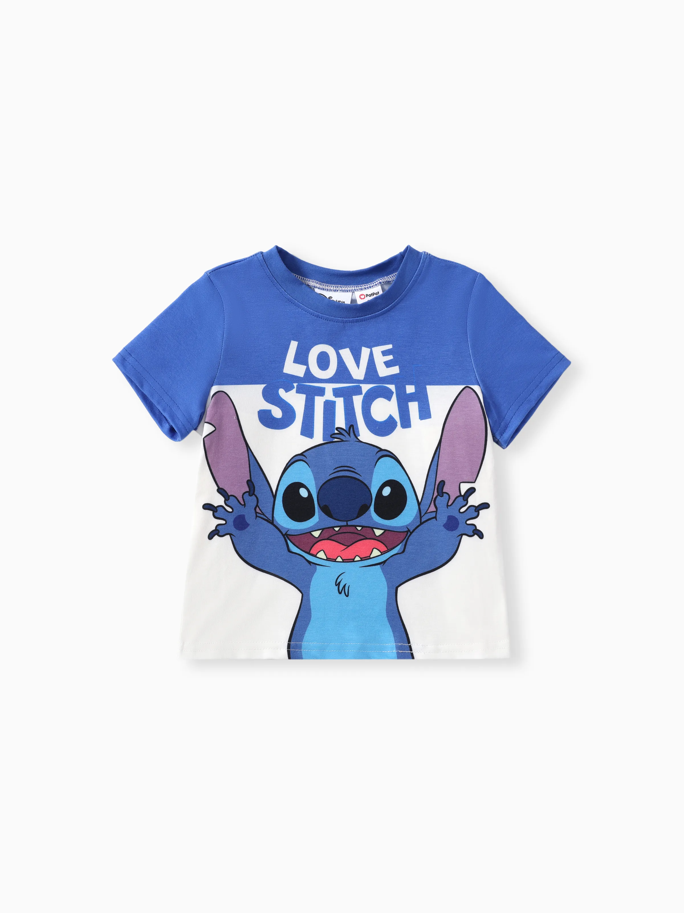 

Disney Stitch Toddler Boys/Girls 1pc Naia™ Theme Slogan Character Print T-shirt