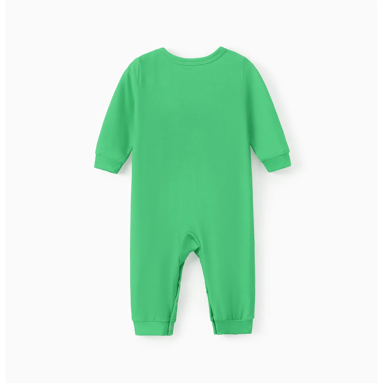 Baby Jungen Kindlich Langärmelig Baby-Overalls grün big image 1