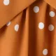 Kid Girl Polka dots Button Design Flutter-sleeve Belted Dress Ginger