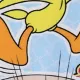 Looney Tunes Chicos Unisex Efecto tie-dye Manga corta Camiseta Rosado