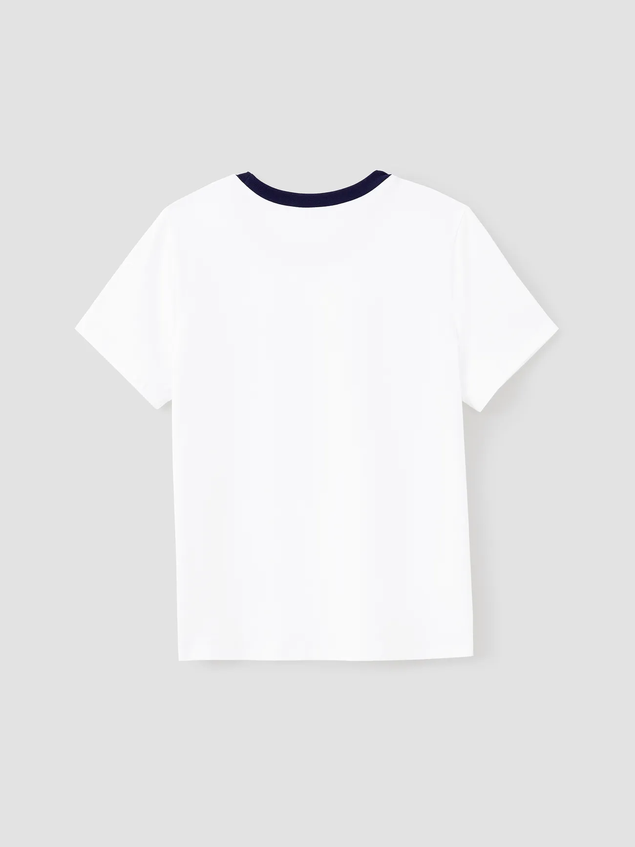 Women - White Cotton T-shirts for Matching Family with USA & Flag Pattern - White - image 3