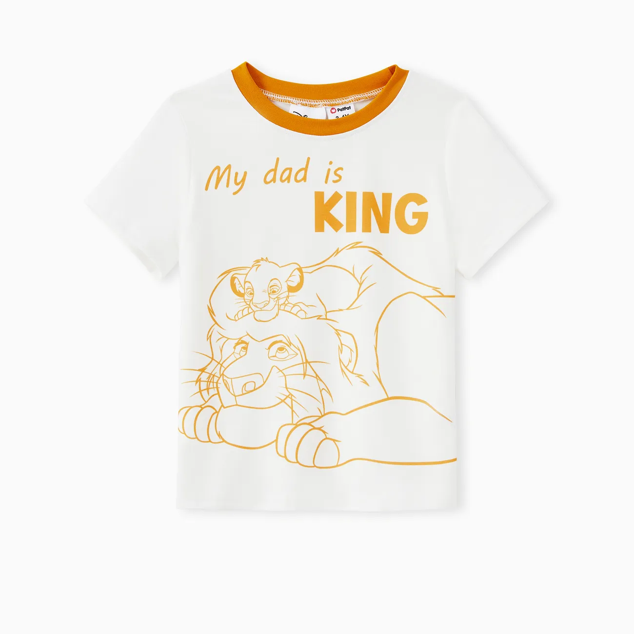 迪士尼獅子王 全家裝 母親節 獅子 短袖 親子裝 上衣 白色 big image 1