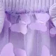 2 unidades Bebé Hipertáctil Dulce Manga larga Vestido Púrpura