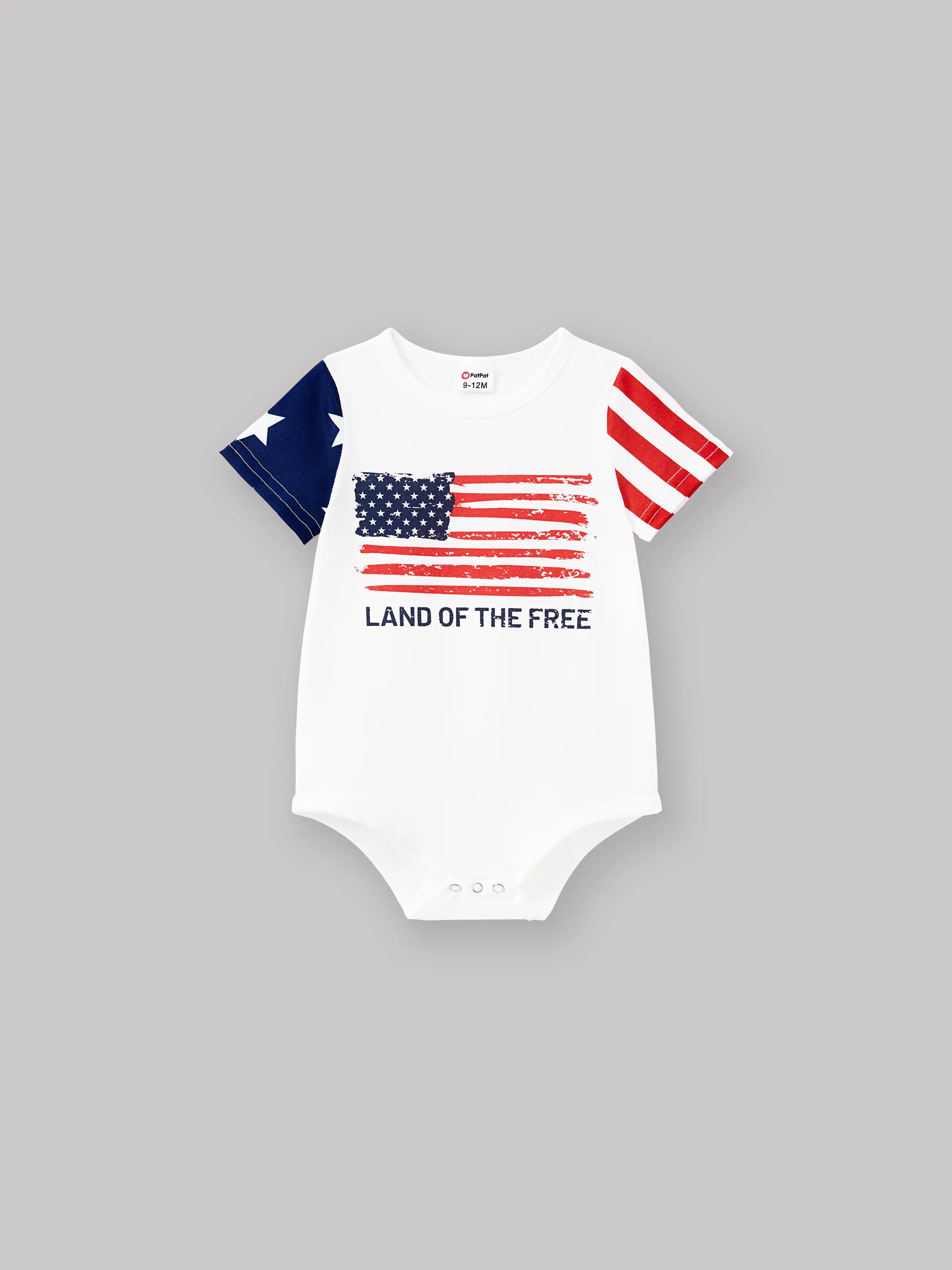 

Independence Day Family Matching American Flag Tee and Short Sleeves Belted Tulle Dress Sets