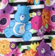 Care Bear Toddler Girls 1pc Tropical Flower Polka Dots Flutter Sleeve Dress Colorful