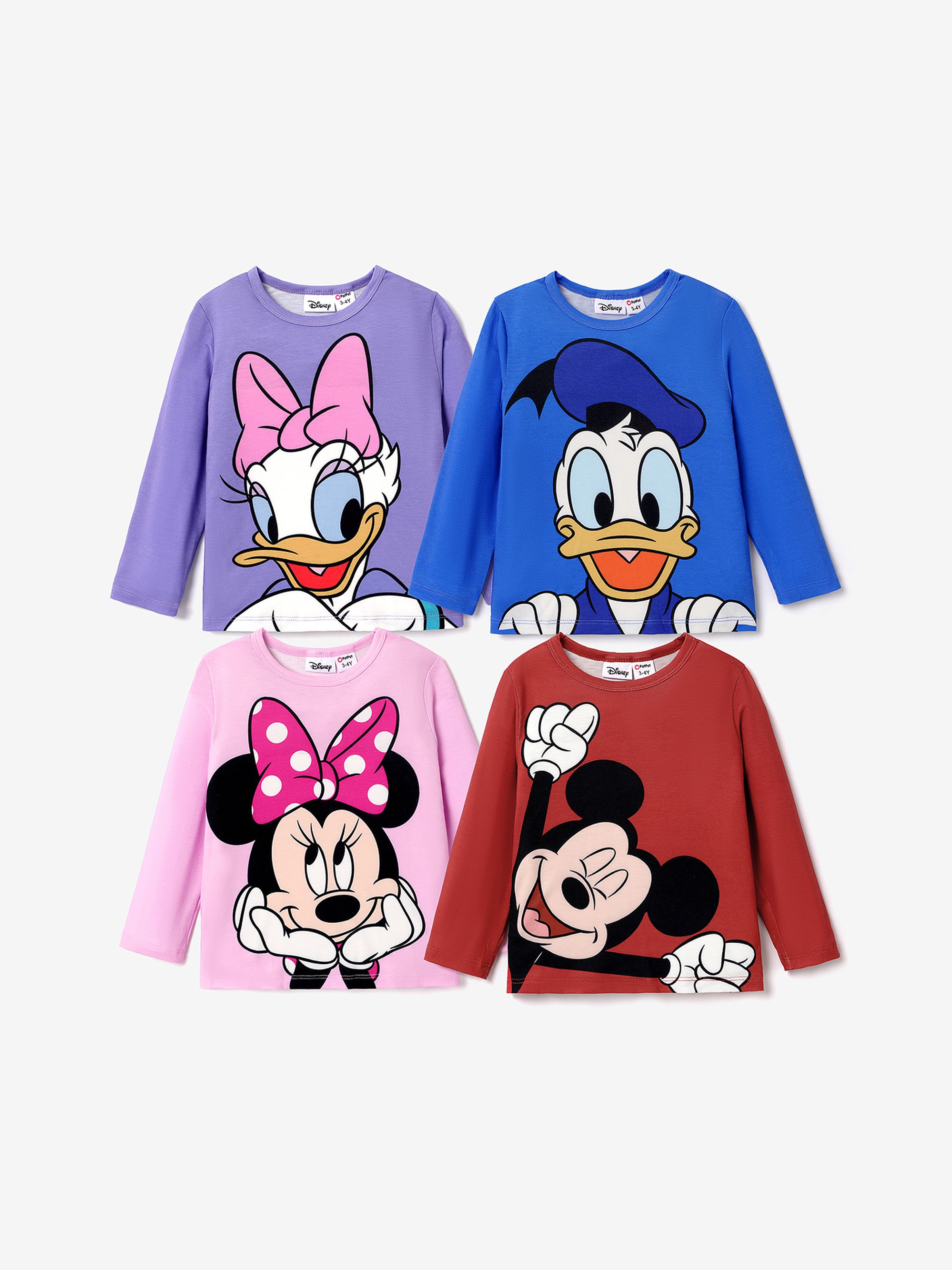 迪士尼米奇和朋友幼兒和兒童女孩/男孩奈亞™角色印花長袖 t 恤
