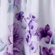 Kid Girl Floral Print Mesh Design Sleeveless Dress Purple