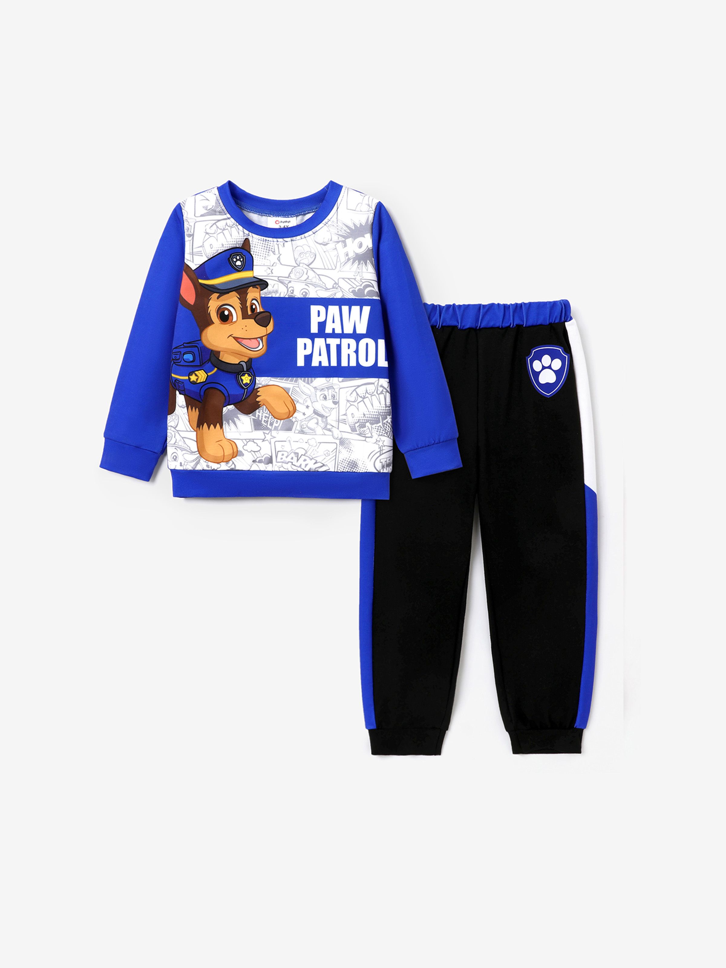 

PAW Patrol 2pcs Toddler Girl/Boy Marshall Chase Pullover Sweatshirt with Pants Set