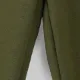 Pantalones deportivos deportivos de color sólido para niños pequeños / niñas Ejercito verde
