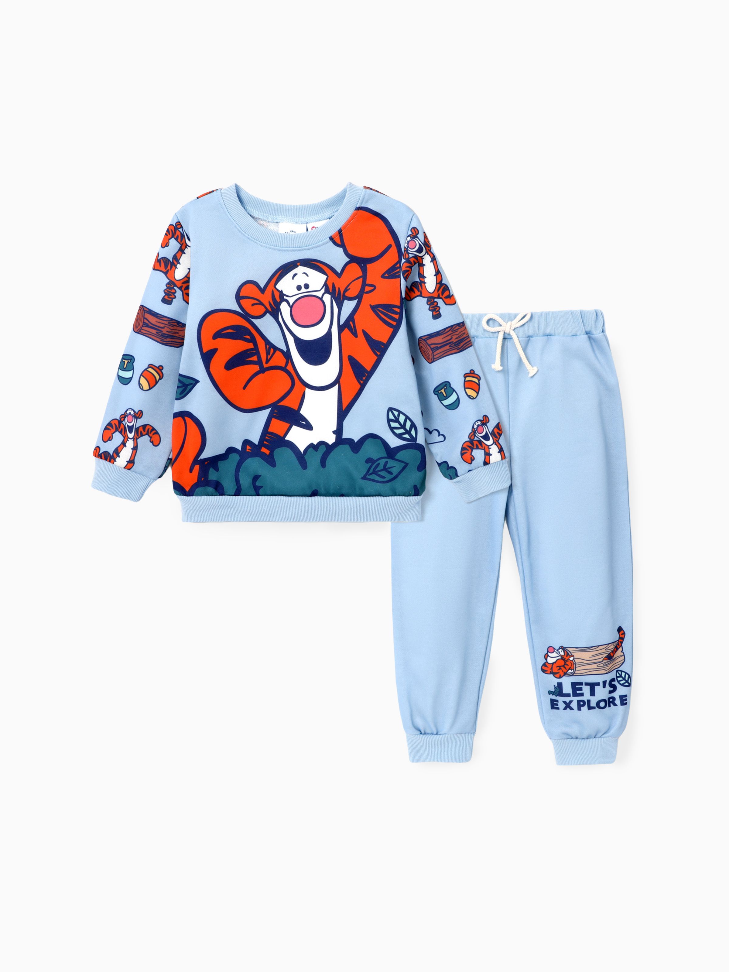 

Disney Winnie the Pooh Toddler Boy/Girl Character Pattern Fun Print Sweatshirt or Pants