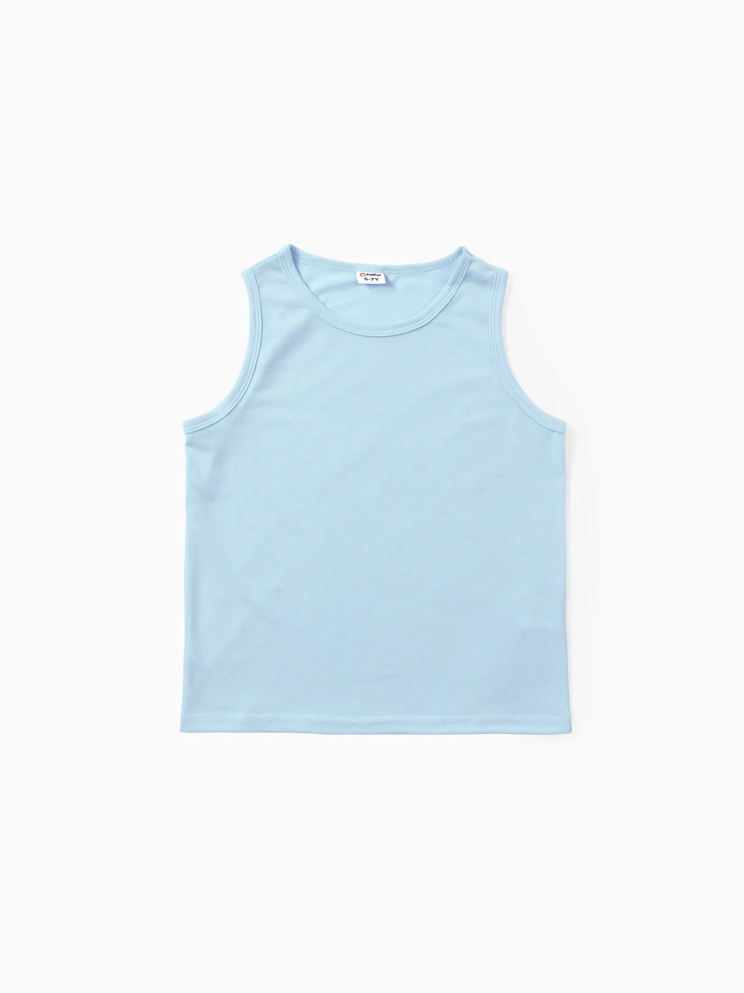 

Kid Boy Simple Plain Tank Top