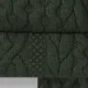 2pcs Baby Boy/Girl Solid Long-sleeve Imitation Knitting Set Dark Green