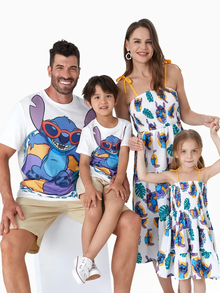 Costume tropical à smocks famille assorti - Tenues assorties unisexes