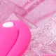 Toddler/Kid Girl Trendy Bow Applique Semi Transparent Buckle Sandals Pink