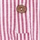 100% Cotton Stripe Print Sleeveless Baby Jumpsuit Red