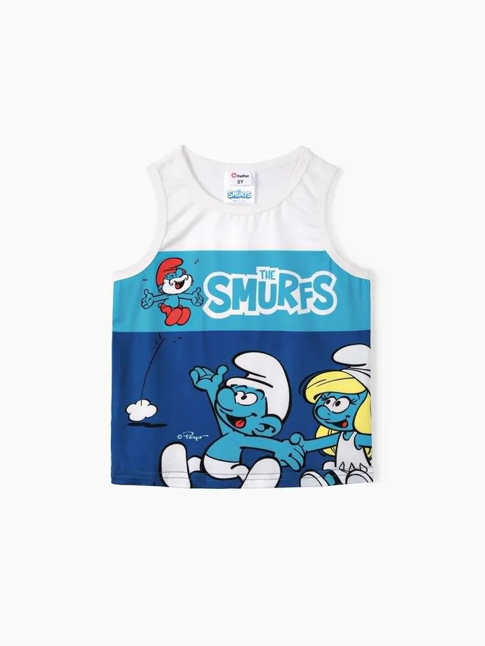 The Smurfs Toddler Boys 1件字元印花背心