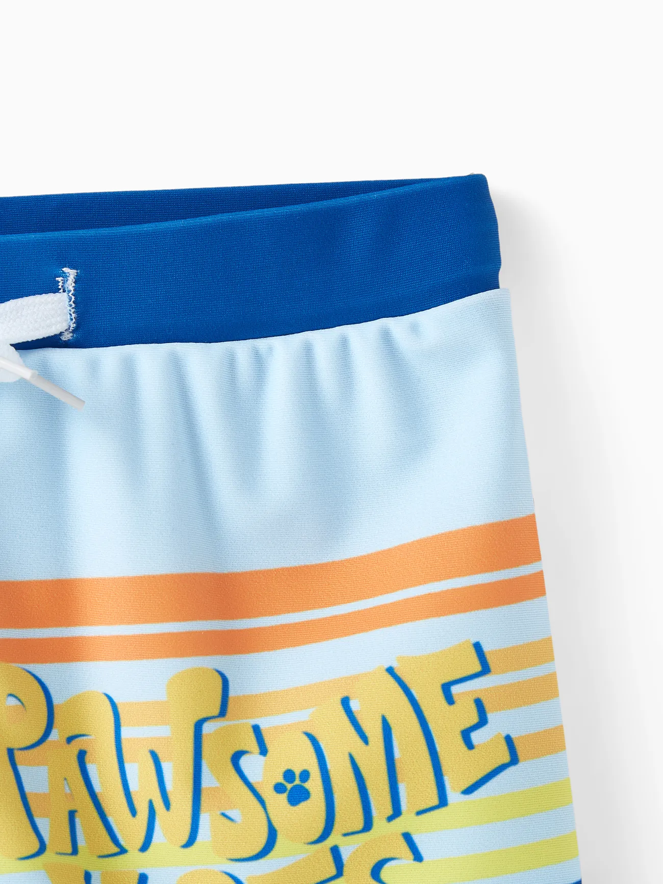 Multi-color - PAW Patrol Toddler Boy Chase Marshall Rubble Tropical Plant Stripe pattern Swim Trunks - image 4