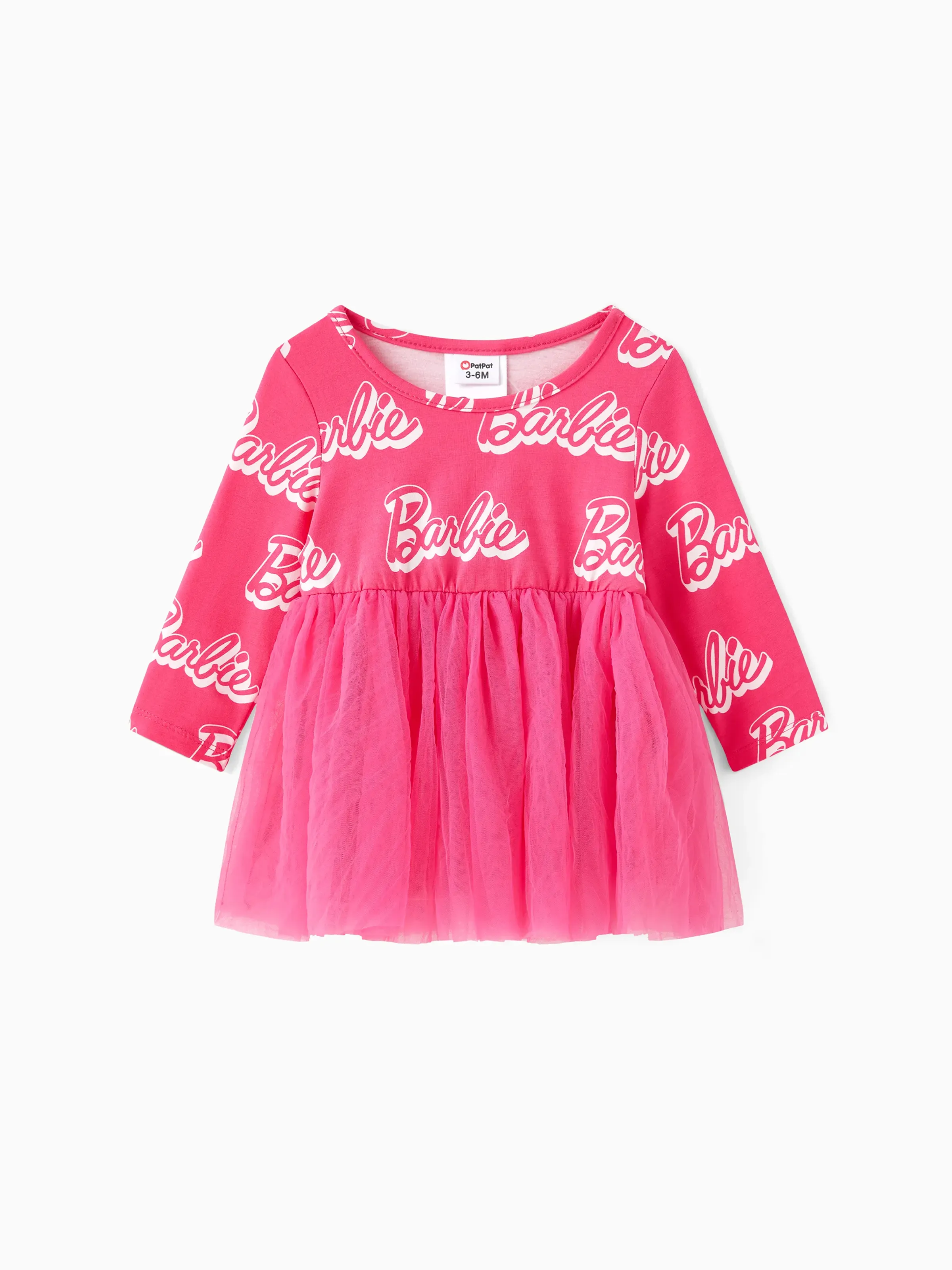 

Barbie Baby Girl Cotton Letter Print Sesh Tutu Skirt