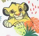 Disney Rei Leão Bebé Unissexo Leão Infantil Manga curta Macacão curto off white
