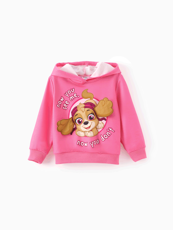 Paw Patrol Toddler Girls 1pc Character Print Interactive and Fun Hoodie