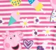 Peppa Pig Toddler Girl Mother's Day Stripe/Heart Print Short-sleeve Dress Multi-color