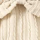 2pcs Baby Girl 95% Cotton Long-sleeve Ruffle Bowknot Jumpsuit with Headband Set Apricot