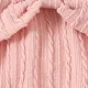 2pcs Baby Girl 95% Cotton Long-sleeve Ruffle Bowknot Jumpsuit with Headband Set Pink