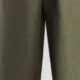 pantaloni affusolati casual solidi con fiocco sul davanti per neonato/ragazza Verde