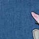 3 unidades Bebé Botão Elefante Bonito Manga curta Fato saia e casaco Azul