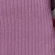 Baby Girl 3pcs Ribbed Rose Floral Print Long Sleeve Romper Set Purple