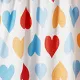 abito sottoveste con design a fiocco colorato con stampa a cuore naia™ per bambina/bambina Bianco